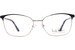 Nicole Miller Hewes Eyeglasses Women's Full Rim Oval Shape