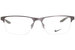 Nike 8045 Eyeglasses Men's Semi Rim Rectangle Shape