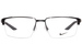 Nike 8054 Eyeglasses Men's Semi Rim Rectangle Shape