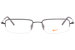 Nike 8179 Eyeglasses Frame Men's Semi Rim Rectangular