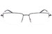 Nike 8182 Eyeglasses Men's Half Rim Rectangular Optical Frame