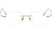 Oligarch Women's Eyeglasses NK3333/4 NK/3333/4 24kt Gold Rimless Optical Frame