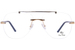 Omas Olimpo Eyeglasses Men's Rimless Pilot