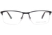 Perry Ellis PE456 Eyeglasses Men's Semi Rim Rectangle Shape