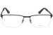 Police VPLA59 Eyeglasses Men's Semi Rim Rectangular Optical Frame