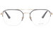 Police VPLD02 Eyeglasses Men's Semi Rim Stainless Steel Pilot Optical Frame