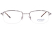 Polo Ralph Lauren PH1001 Eyeglasses Frame Men's Half Rim Square