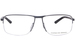 Porsche Design Men's Eyeglasses P8317 P/8317 Half Rim Optical Frame