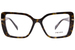 Prada PR-03ZV Eyeglasses Women's Full Rim Pillow Shape