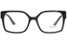 Prada PR 10WV Eyeglasses Women's Full Rim Rectangle Shape