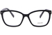 Prada PR 15ZV Eyeglasses Women's Full Rim Rectangle Shape