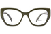 Prada PR 18WV Eyeglasses Women's Full Rim Cat Eye