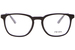 Prada PR 19ZV Eyeglasses Men's Full Rim Pillow Shape