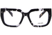 Prada PR A03V Eyeglasses Women's Full Rim Square Shape