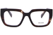 Prada PR A03V Eyeglasses Women's Full Rim Square Shape