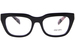 Prada PR A06V Eyeglasses Women's Full Rim Square Shape