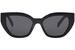 Prada PR A09S Sunglasses Women's Butterfly Shape