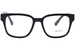 Prada PR A09V Eyeglasses Men's Full Rim Pillow Shape