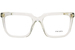 Prada PR A19V Eyeglasses Women's Full Rim Rectangle Shape