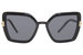 Prada PR-09WS Sunglasses Women's Butterfly Shape