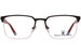 Psycho Bunny PB109 Eyeglasses Youth Boy's Semi Rim Rectangular Optical Frame