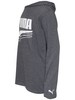 Puma Logo T-Shirt Big Boy's Hooded Long Sleeve