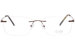 Pure Airlock Refine Eyeglasses Rimless Rectangle Shape