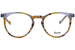 Pure P-6001 Eyeglasses Full Rim Round Shape