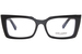 Saint Laurent SL-554 Eyeglasses Women's Full Rim Rectangle Shape