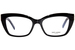 Saint Laurent SL-M117 Eyeglasses Women's Full Rim Cat Eye