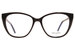 Saint Laurent SL M72 Eyeglasses Women's Full Rim Cat Eye Optical Frame