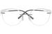 Silhouette Eyeglasses Titan Minimal Art The Icon Accent Rings 5518 Optical Frame