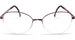 Silhouette Illusion 4560 Eyeglasses Semi Rim Cat Eye