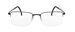 Silhouette Illusion-Nylor 5457 Eyeglasses Men's Semi Rim Square Shape