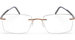 Silhouette Titan Wave Chassis 5567 Eyeglasses Rimless