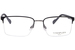 TitanFlex 827065 Eyeglasses Men's Semi Rim Rectangle Shape