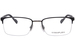 TitanFlex 827070 Eyeglasses Men's Semi Rim Rectangle Shape