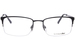 TitanFlex M1009 Eyeglasses Men's Semi Rim Rectangle Shape