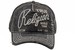 True Religion Men's Distressed New Logo Trucker Cap Adjustable Hat