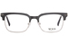 Tumi VTU026 Eyeglasses Men's Full Rim Square Shape