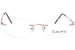 Tuscany Women's Eyeglasses 572 Rimless Optical Frame