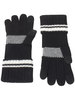 Ugg Women's Knit Gloves Graphic Logo With Touch