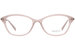 Vera Wang Taffeta Eyeglasses Women's Full Rim Oval Optical Frame