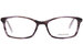 Vera Wang V523 Eyeglasses Women's Full Rim Rectangular Optical Frame