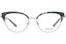 Vera Wang V568 Eyeglasses Women's Full Rim Cat Eye Optical Frame