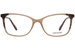 Vera Wang V576 Eyeglasses Women's Full Rim Square Optical Frame