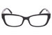 Versace 3284-B Eyeglasses Women's Full Rim Rectangular Optical Frame