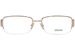 Versace Eyeglasses VE1175-B Semi Rim Rectangle Shape