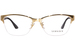 Versace VE1270 Eyeglasses Women's Semi Rim Optical Frame