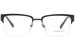 Versace VE1272 Eyeglasses Men's Semi Rim Square Optical Frame